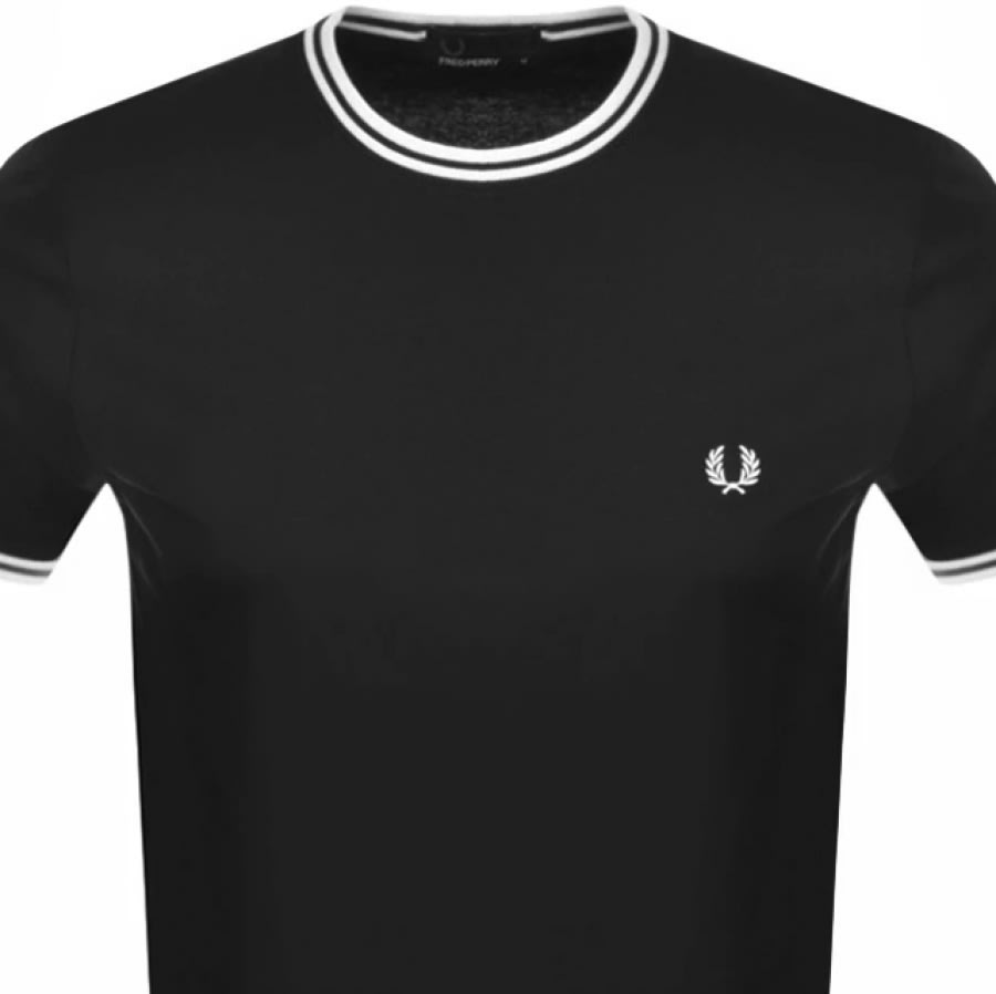 Alternative Image for ProductFred Perry Twin Tipped T Shirt Black2